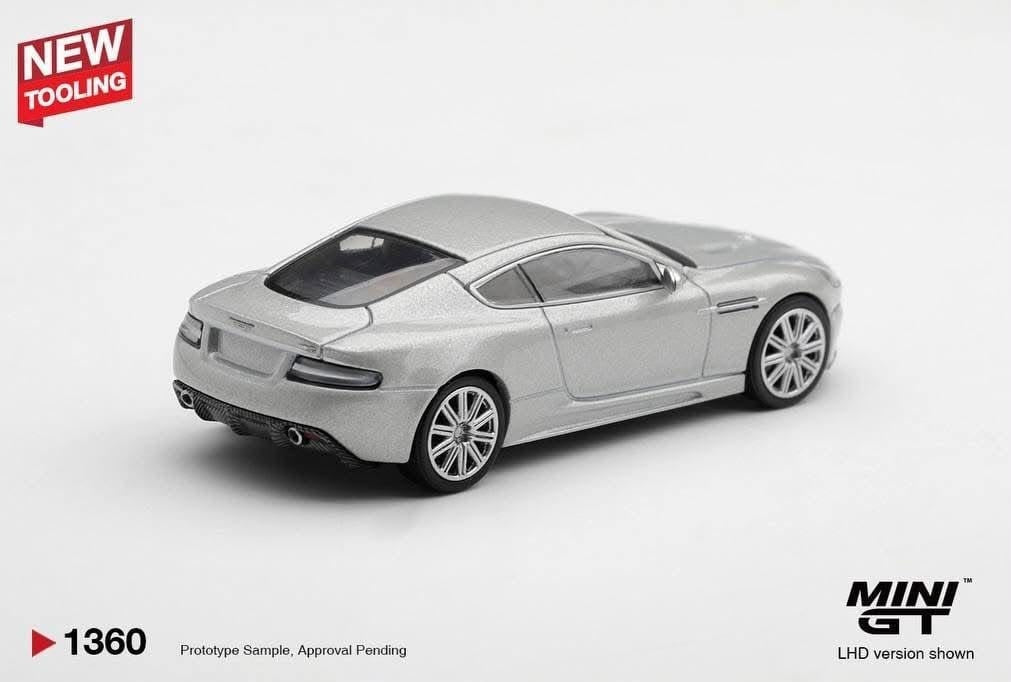 *PRE ORDER* MINI GT 1360 ASTON MARTIN DBS 2008 LIGHTNING SILVER