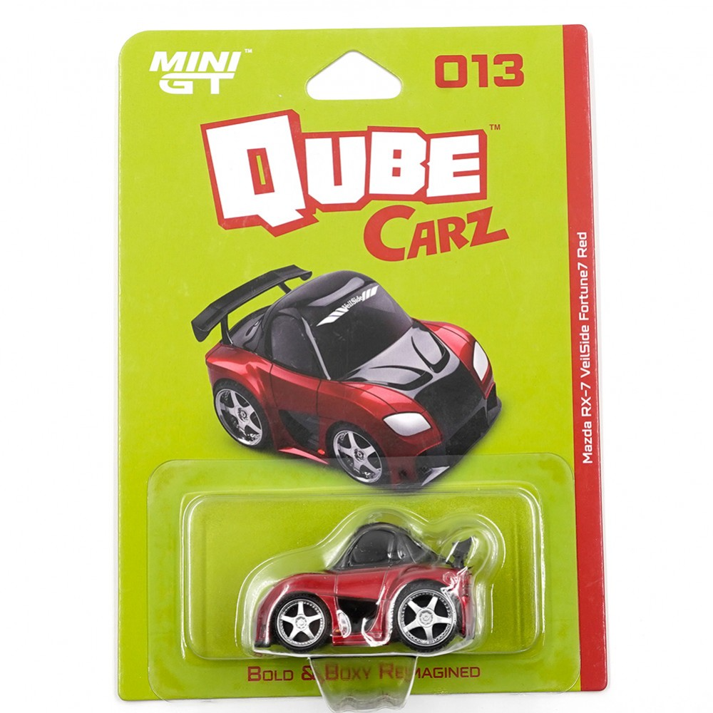 MINI GT Qube Carz Mazda RX-7 VeilSide Fortune7 Red