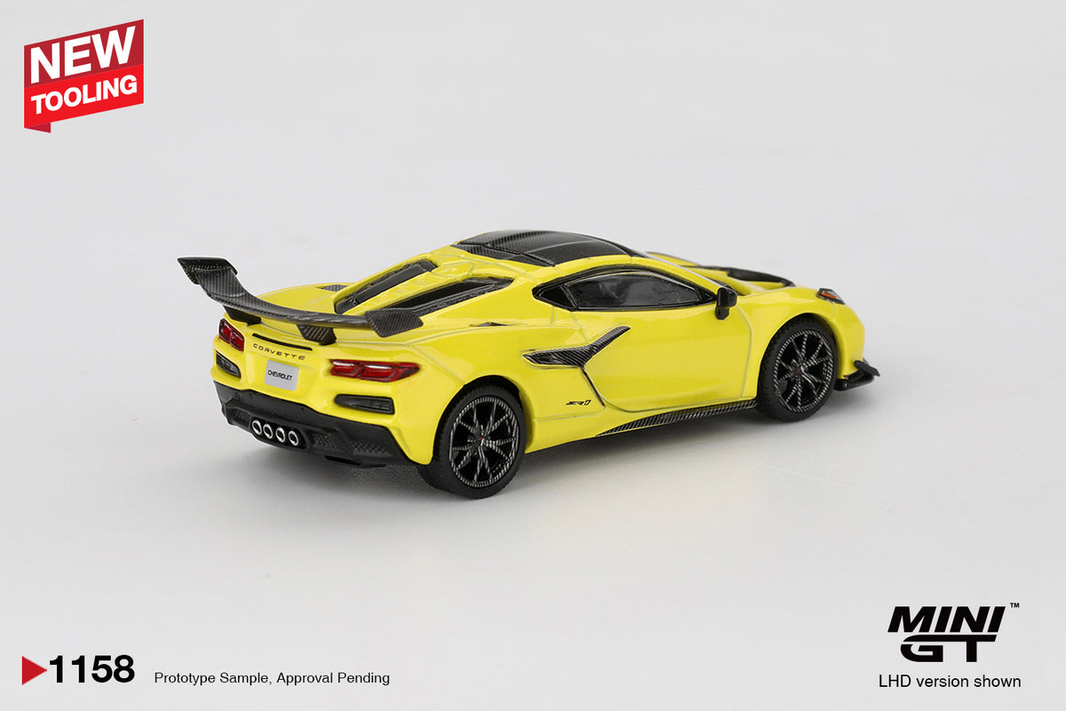 MINI GT 1249 Chevrolet Corvette ZR1 Accelerate Yellow