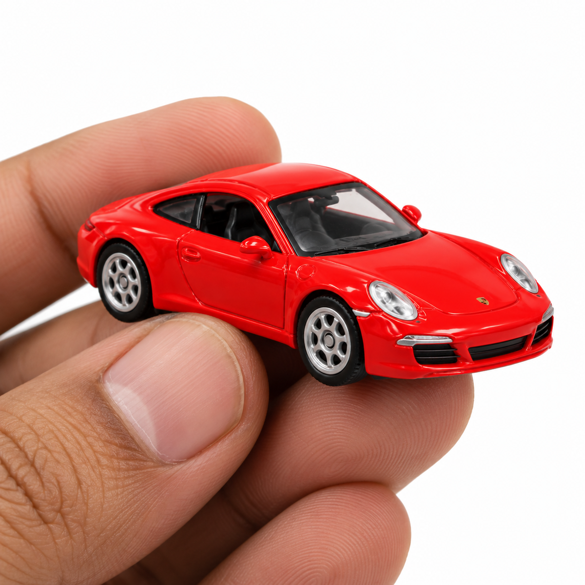 Welly Porsche 911 Carrera S Red Die-Cast Metal Model Car