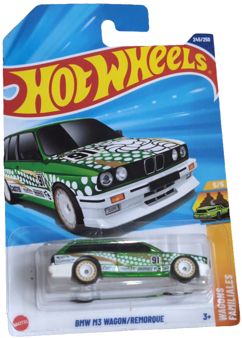 HotWheels BMW M3 WAGON/REMORQUE Combo of 2 cars(not a treasure hunt)