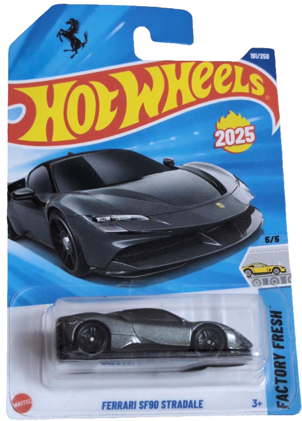 Hot Wheels Ferrari SF90 Stradale set of 4 cars (3 random hotwheels will be sent)
