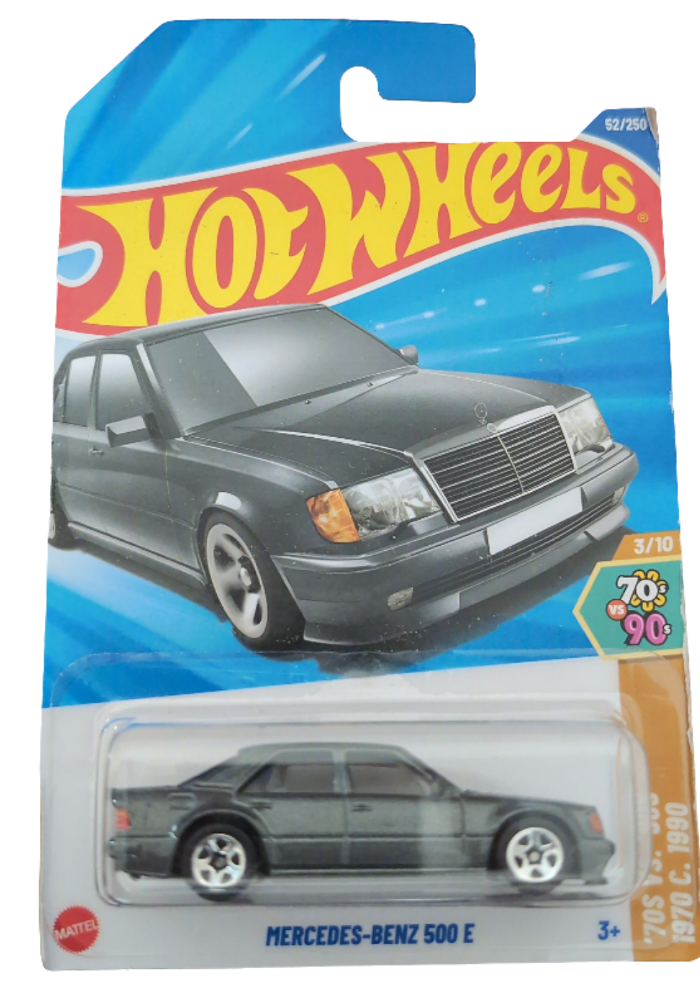 Hot Wheels Mercedes-Benz 500 E, Pixel Shaker and Cone Shaker