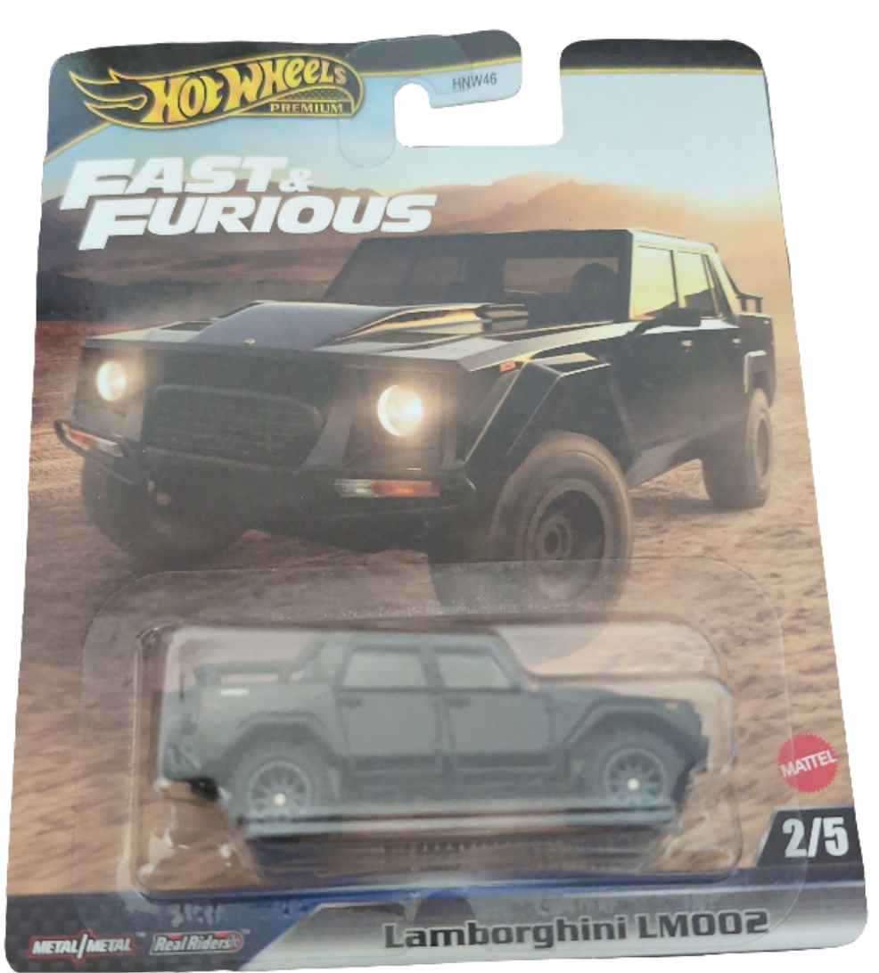 HotWheels Fast and Furious Lamborghini LM002 and Slide Kick Combo of 2 cars