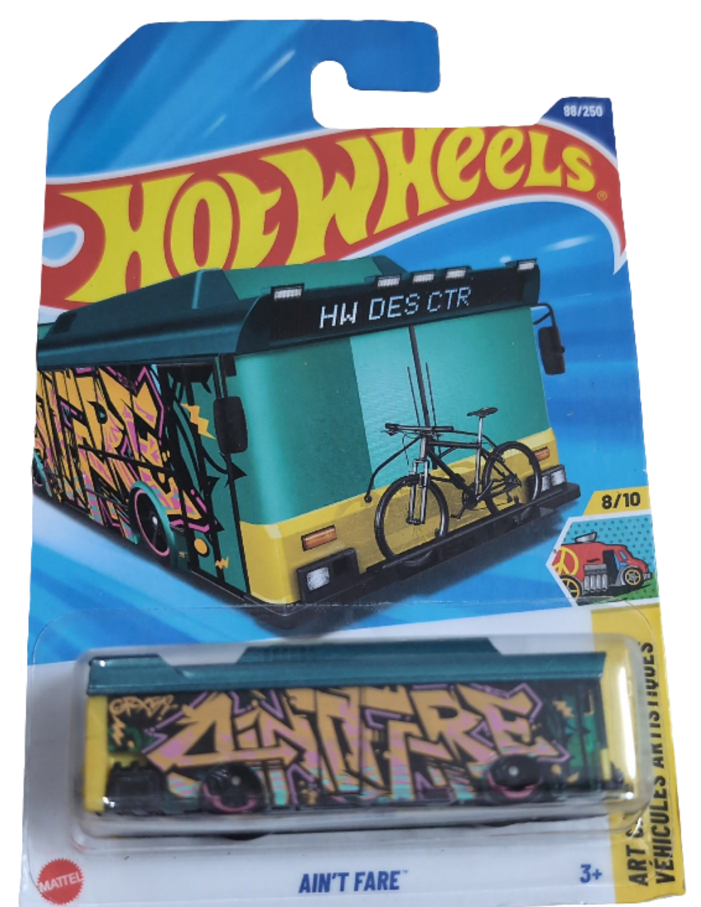 Hotwheels Ford GT and AIN'T FARE Combo of two cars