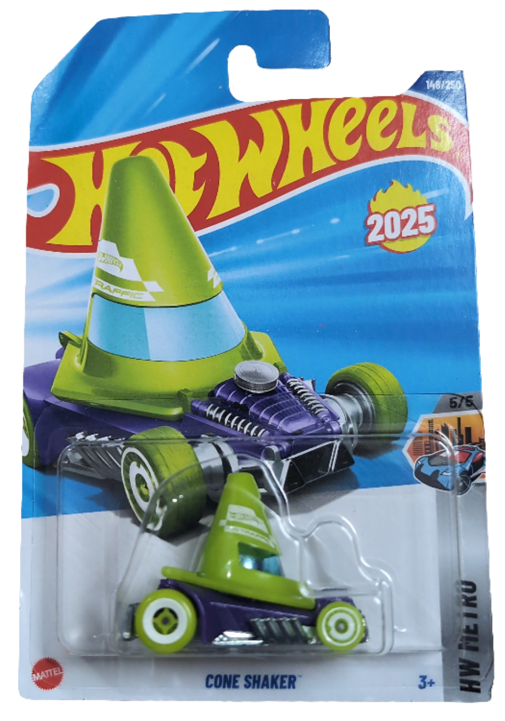 Hot Wheels Mercedes-Benz 500 E, Pixel Shaker and Cone Shaker