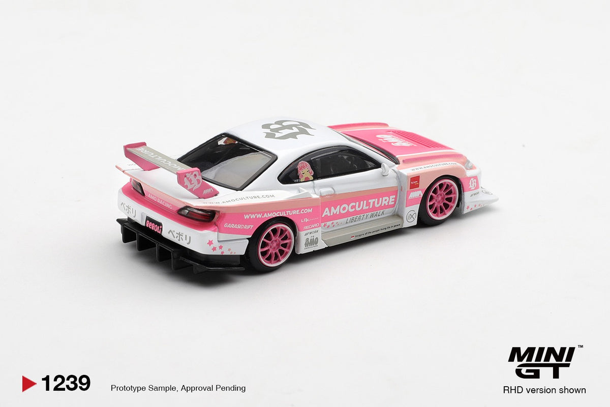 MINI GT 1239 NISSAN SILVIA S15 LBSUPER SILHOUETTE AMOCULTURE