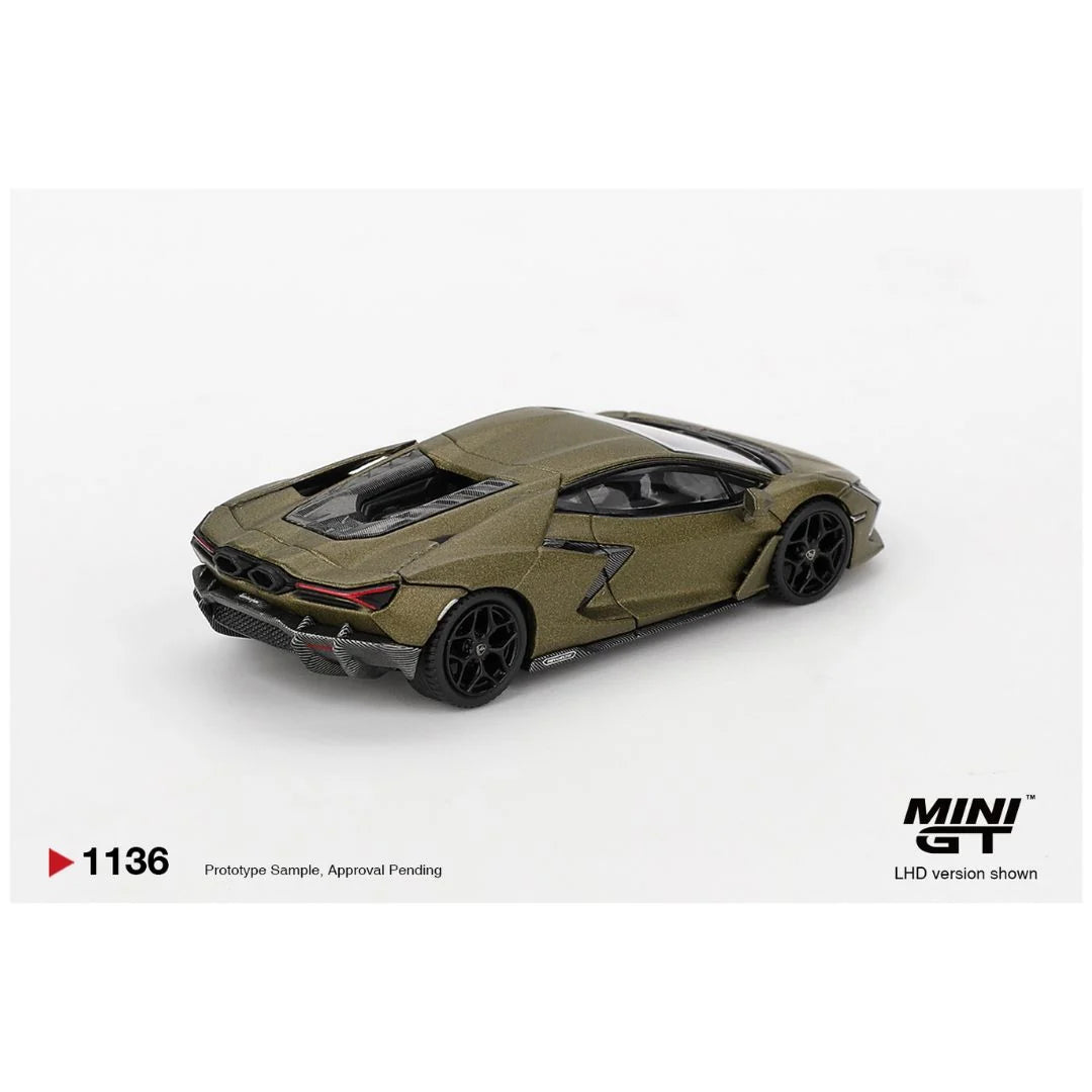 MINI GT 1136 Lamborghini Revuelto Verde Gea Matte