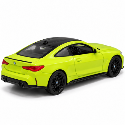 Welly BMW 4 Series Coupe Lime Green Die-Cast Model Car