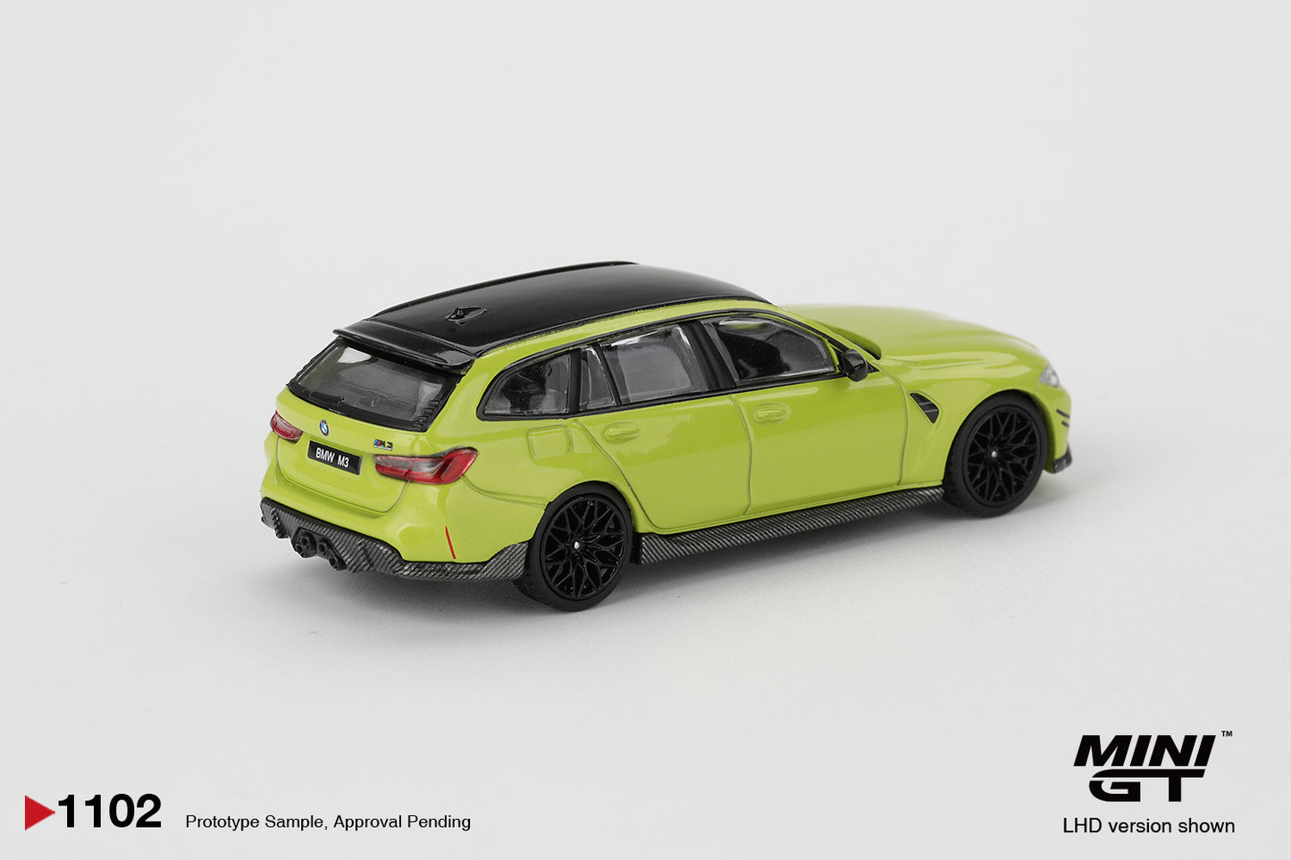 PRE-ORDER: MINI GT 1102 BMW M3 M Performance Touring Sao Paulo Yellow