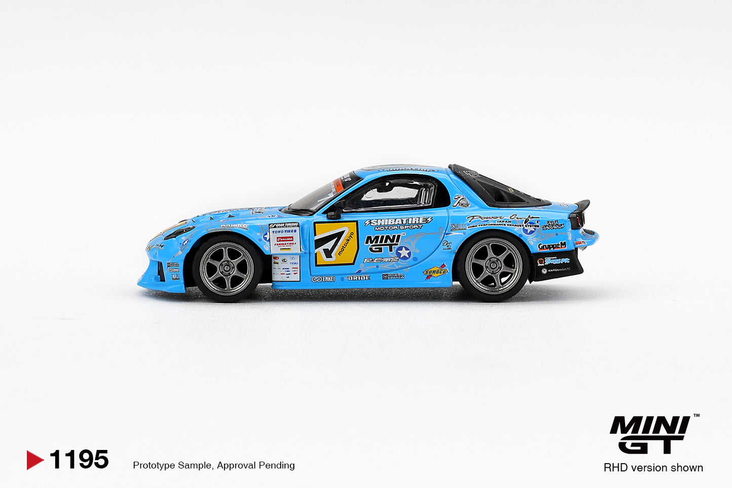 MINI GT 1195 Mazda RX-7 RE-Amemiya 2025 D1GP