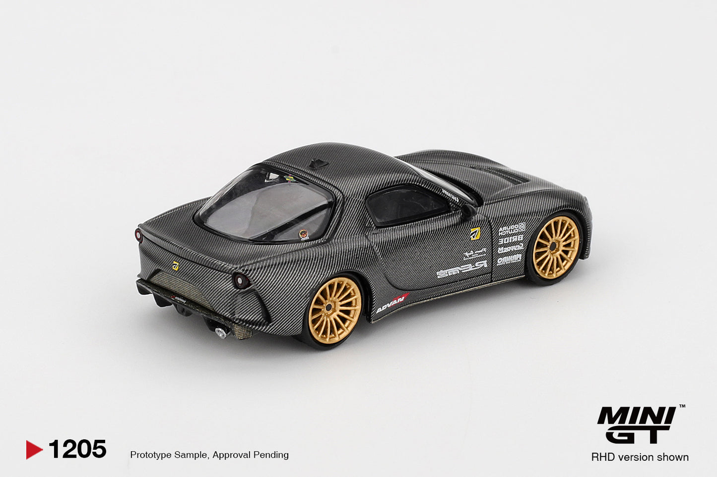 MINI GT 1205 Mazda RX-7 RE-Amemiya Matsukiyo KOKU 3 Rotor NA-7 TAS 2025 Best Tuned Car Award