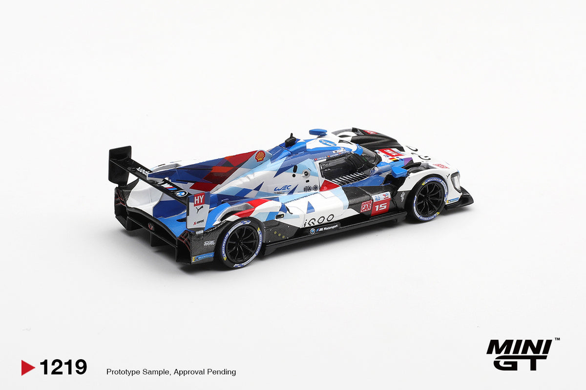 MINI GT 1219 BLISTER BMW M Hybrid V8 Hypercar #15 BMW M TEAM WRT 2024 Le Mans 24 Hrs