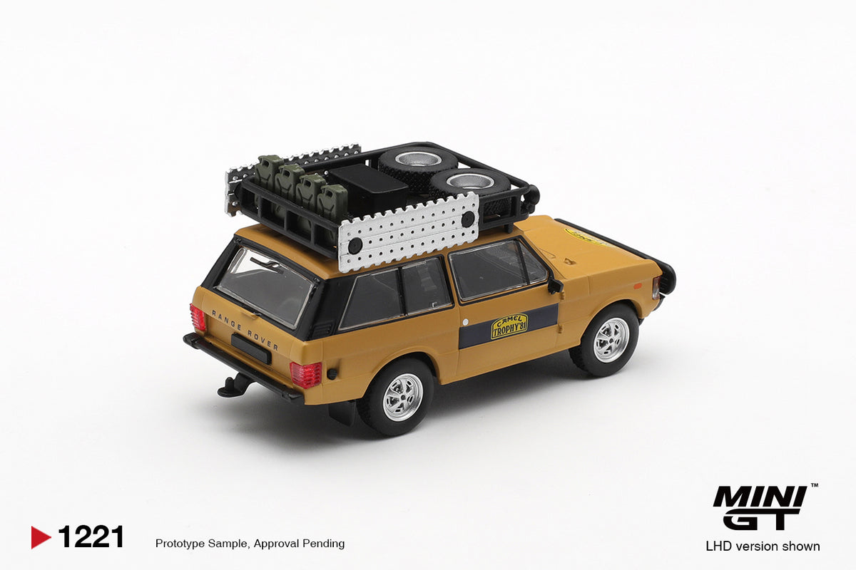 MINI GT 1221 Range Rover 1981 Camel Trophy Sumatra K.Stoppa & A.Valldorf