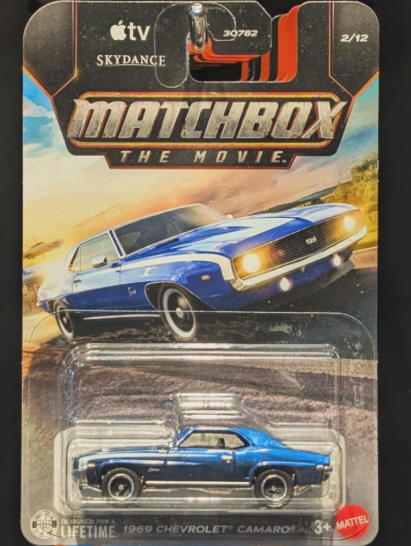 Combo of two cars: Matchbox 1969 Chevrolet Camero