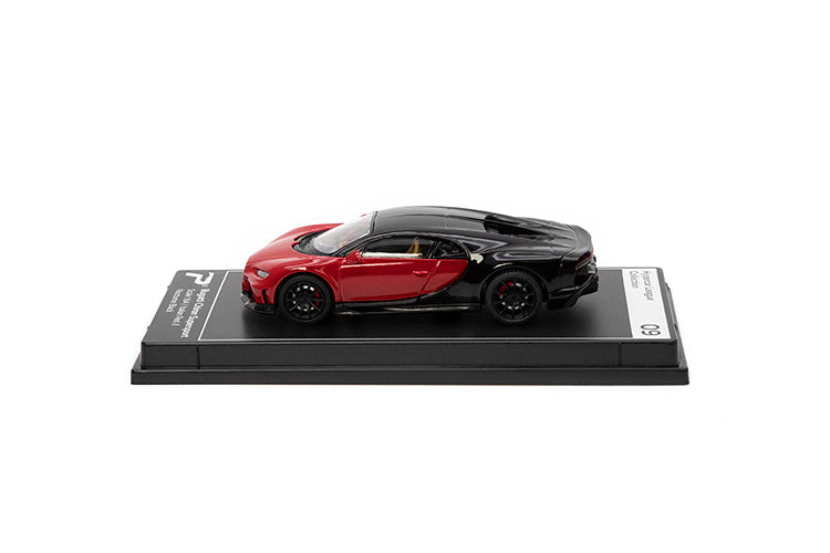 PosterCars - H09 - Bugatti Chiron Supersport (Italian Red & Nocturne Black)