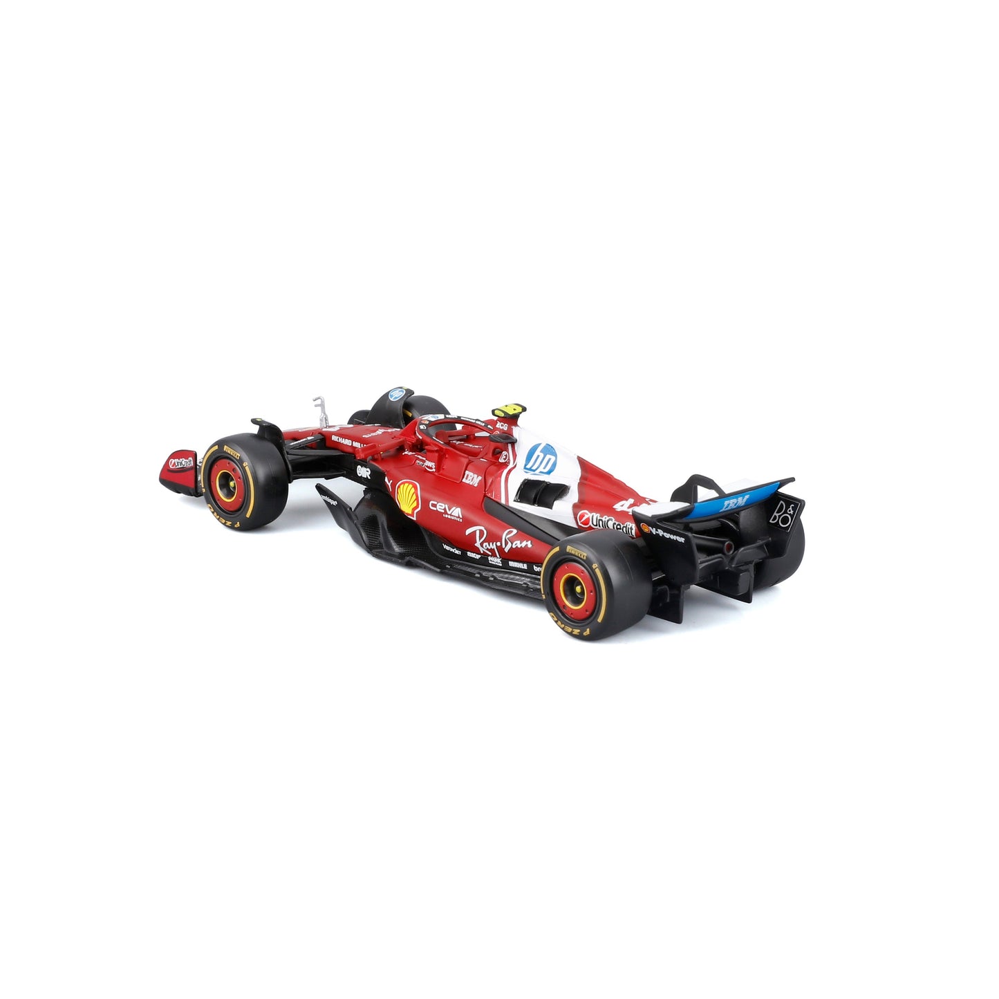Bburago 2025 Ferrari SF-25 No 44 Lewis Hamilton Australia GP - Scale 1 : 43 Diecast Scale Model with Acrylic case