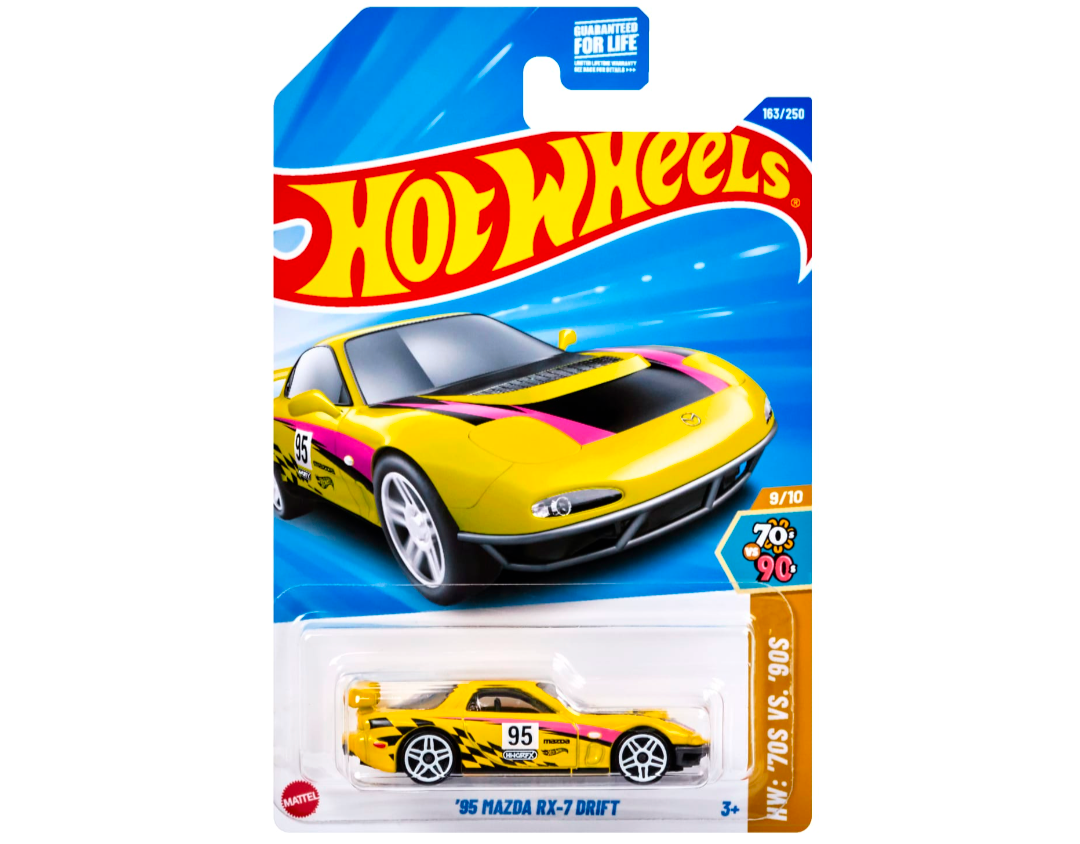Imported Hotwheels 95 Mazda RX-7 Drift