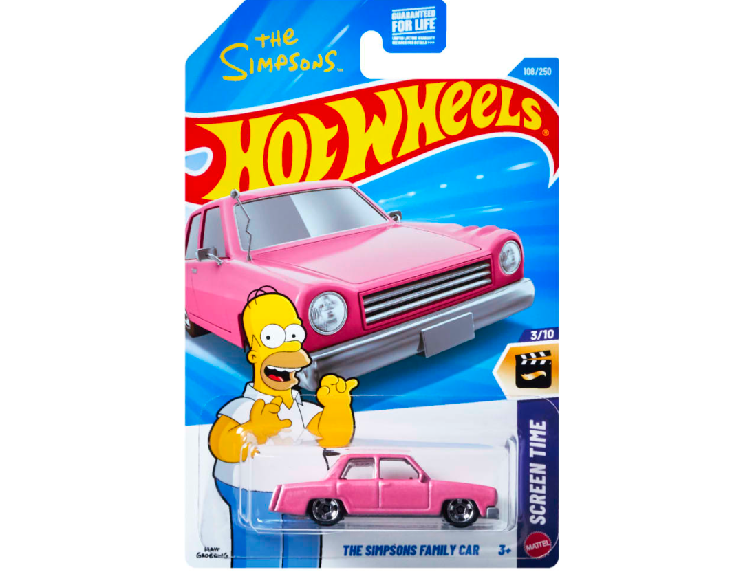Imported Hotwheels The Simpsons Family Car