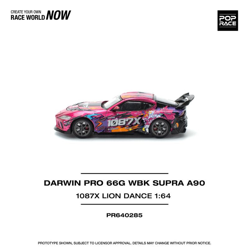 Pop Race Darwin Pro 66G WBK Supra A90 1087X Lion Dance