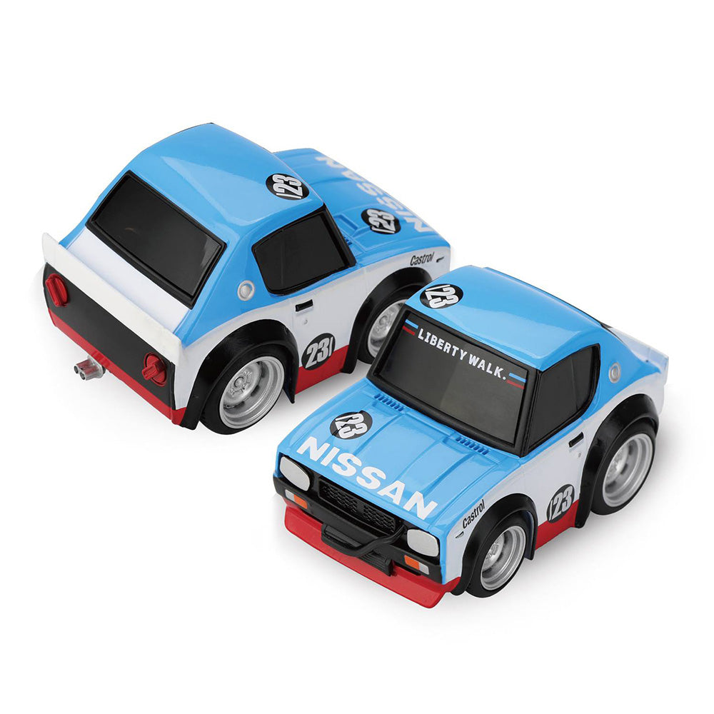 MINI GT Qube Carz 007: Nissan Skyline Kenmeri Liberty Walk #23 Heritage