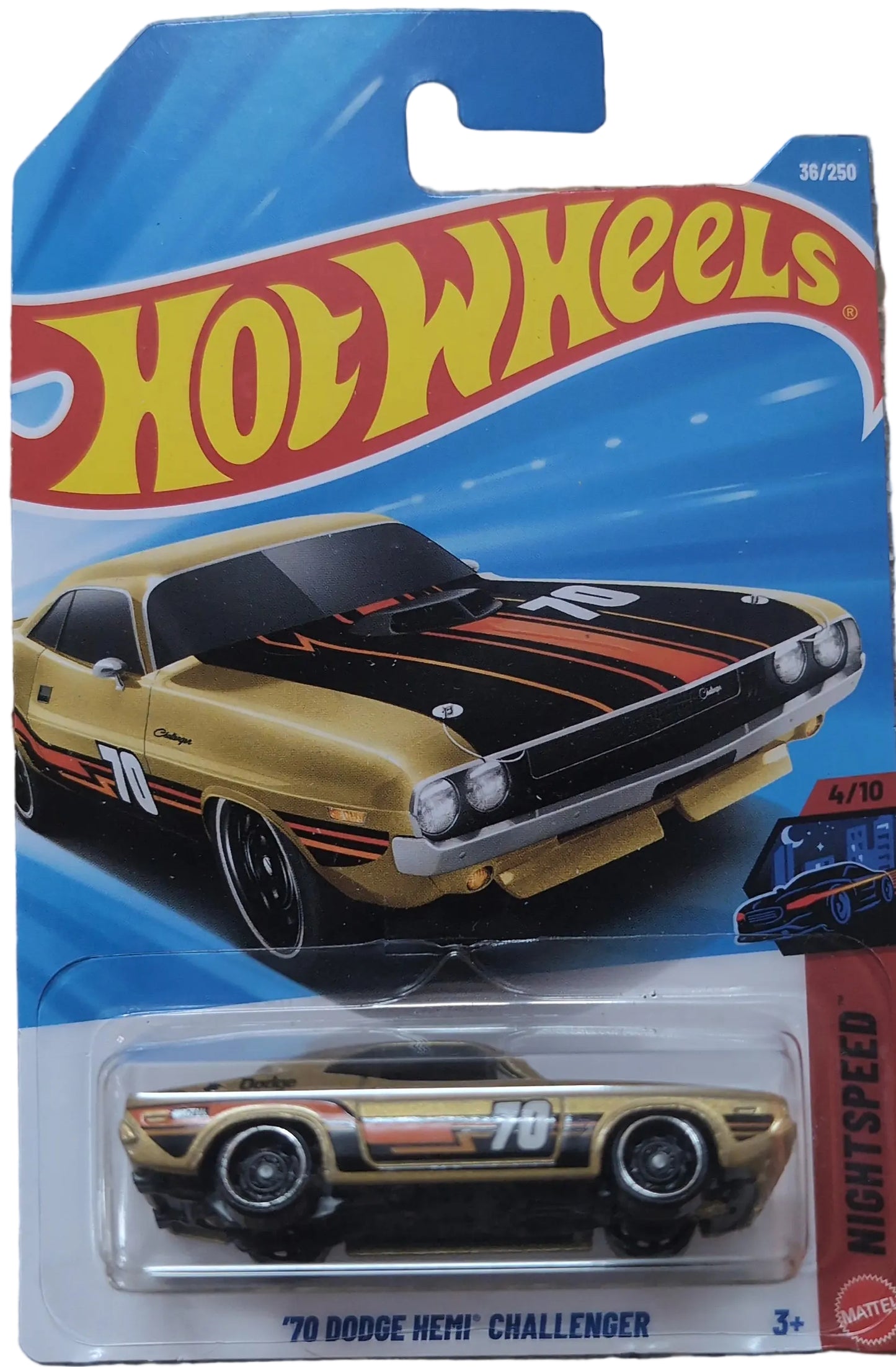 Imported Hotwheels 70 Dodge Hemi Challenger