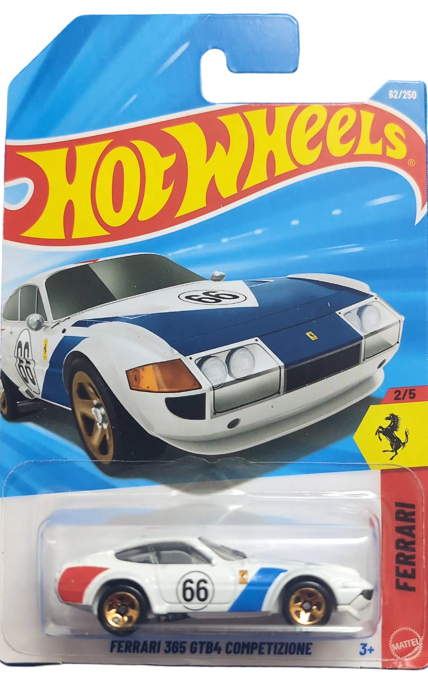 Combo of 3 cars: Imported Hotwheels Ferrari 365 GTB4 Competizione