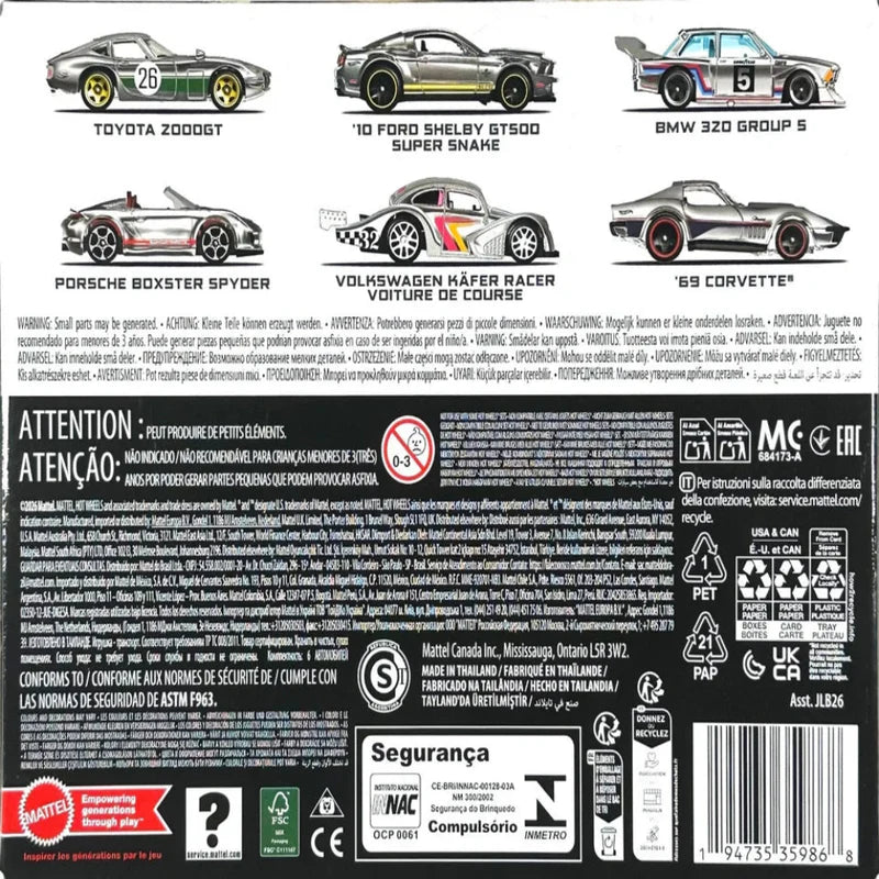 Hotwheels Silver Series Zamac edition