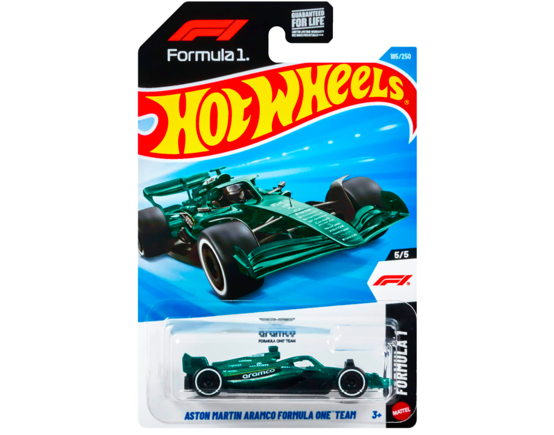 Combo of 3 cars: Hotwheels Aston Martin F1 Team