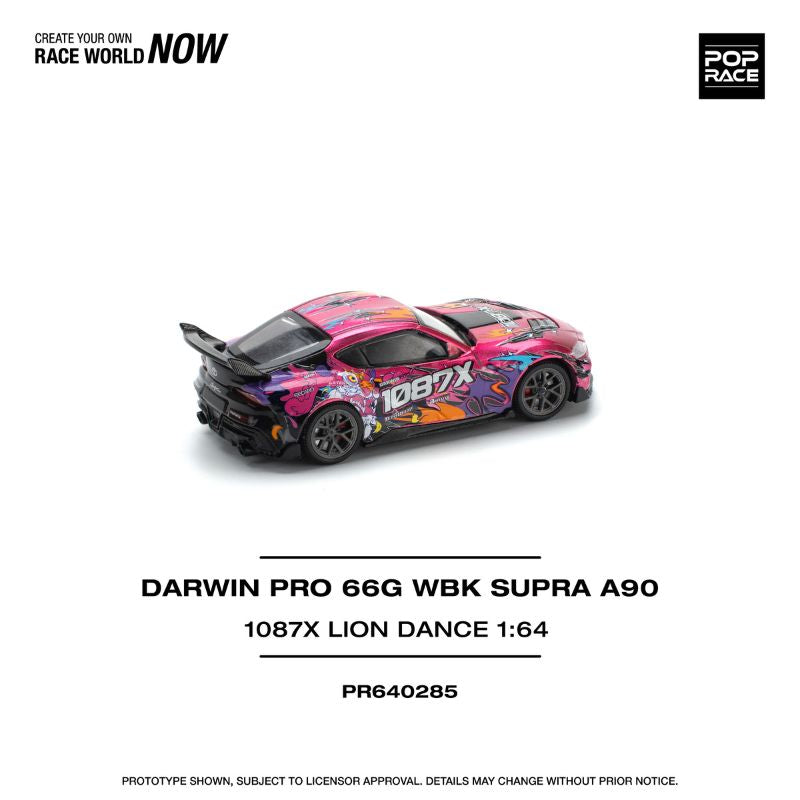 Pop Race Darwin Pro 66G WBK Supra A90 1087X Lion Dance