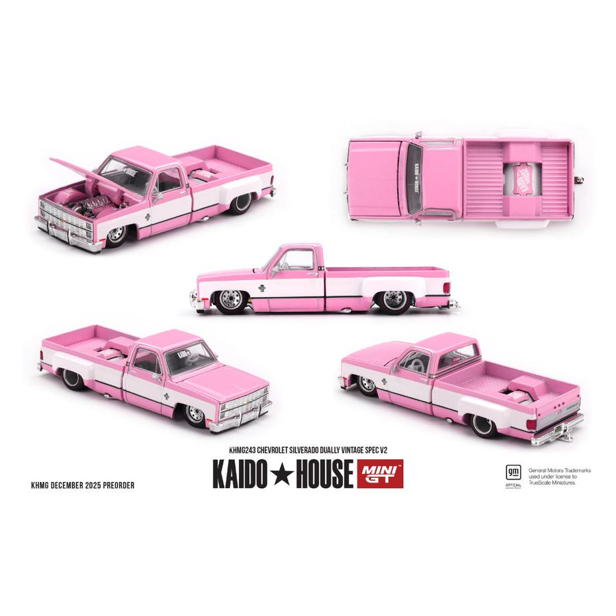 MINI GT Kaido House #243: Chevrolet Silverado Dually Vintage Spec V2