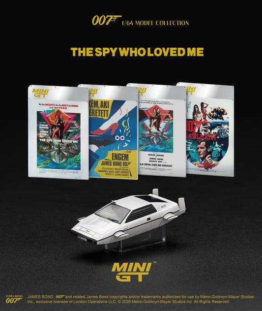 *PRE ORDER* MINI GT Lotus Esprit S1 “The Spy Who Loved Me” Submarine English Blister