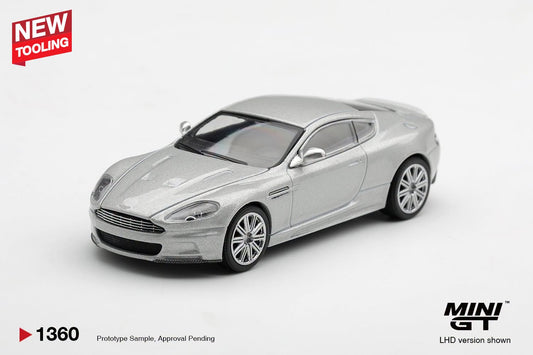 *PRE ORDER* BLISTER MINI GT 1360 ASTON MARTIN DBS 2008 LIGHTNING SILVER