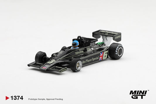 *PREORDER* MINI GT 1374 LOTUS 78 #6 RONNIE PETERSON 1978 S. AFRICAN GP WINNER