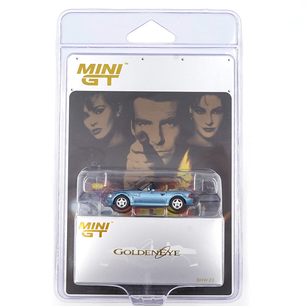 MINI GT 914-007E ENGLISH BLISTER PACKAGING BMW Z3 “GOLDENEYE”