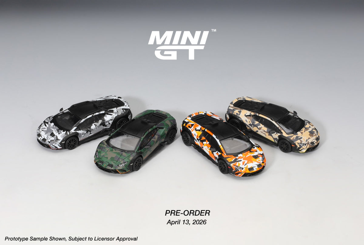 MINI GT S0026 LAMBORGHINI HURACÁN STERRATO ALL-TERRAIN SET