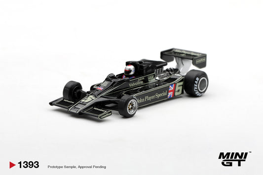 *PREORDER* MINI GT 1393 LOTUS 78 #5 MARIO ANDRETTI 1977 US GP WEST WINNER