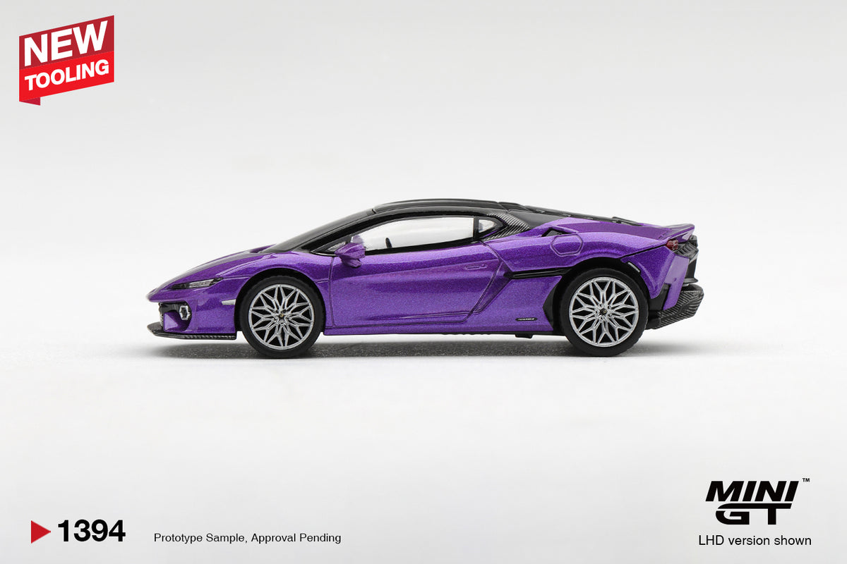*PREORDER* MINI GT 1394 LAMBORGHINI TEMERARIO VIOLA PASIFAE