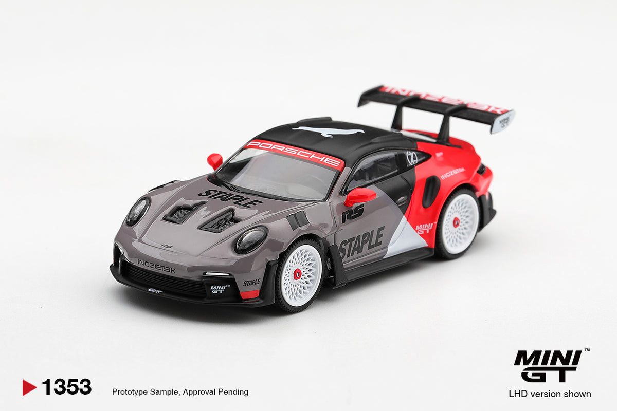 *PRE ORDER* MINI GT 1353 PORSCHE 911 GT3 RS STAPLE X INOZETEK