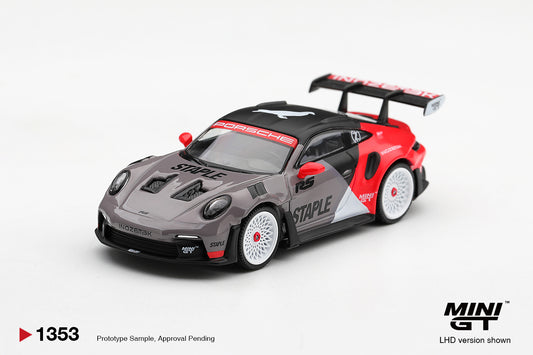 *PRE ORDER* MINI GT 1353 PORSCHE 911 GT3 RS STAPLE X INOZETEK