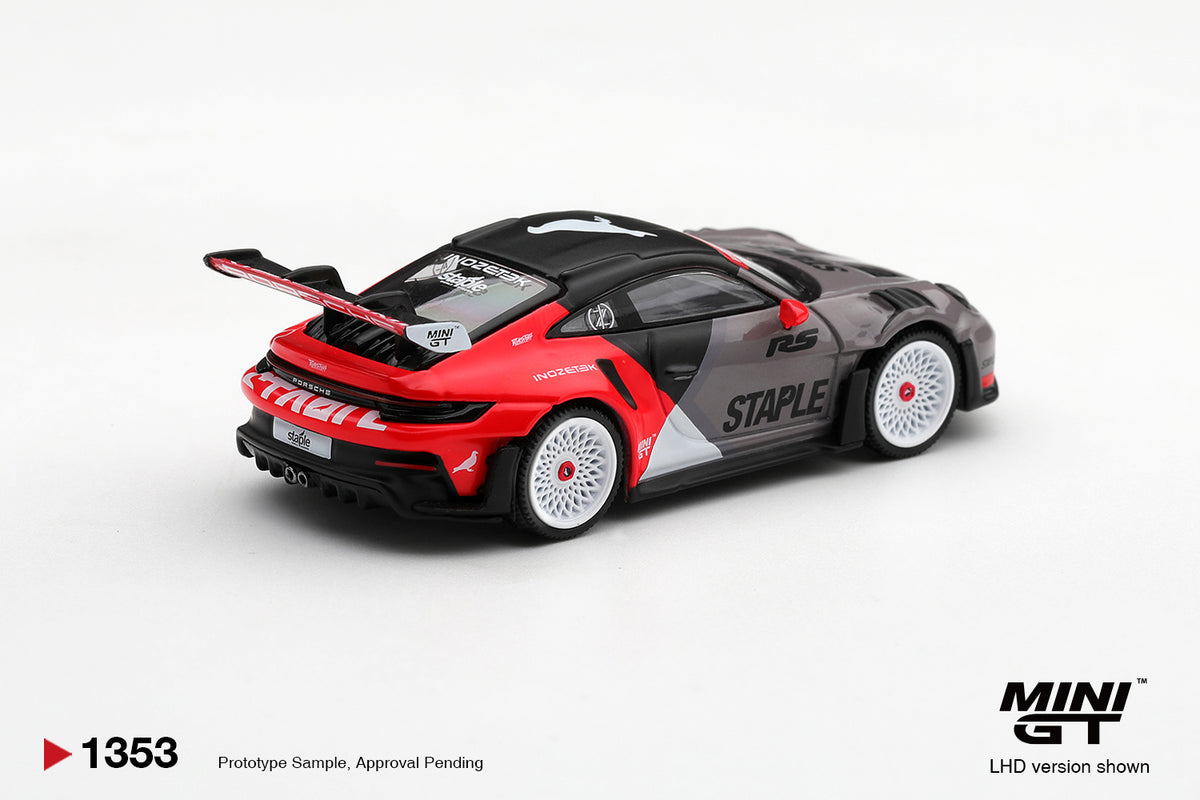 *PRE ORDER* MINI GT 1353 PORSCHE 911 GT3 RS STAPLE X INOZETEK