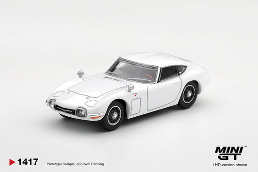 *PREORDER* MINI GT 1417 BLISTER TOYOTA 2000GT PEGASUS WHITE