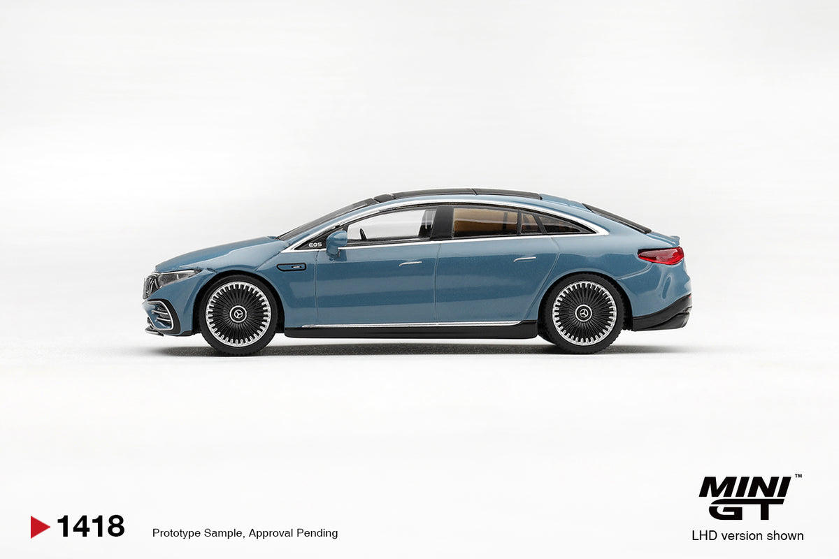*PREORDER* MINI GT 1418 MERCEDES-AMG EQS 53 BLUE