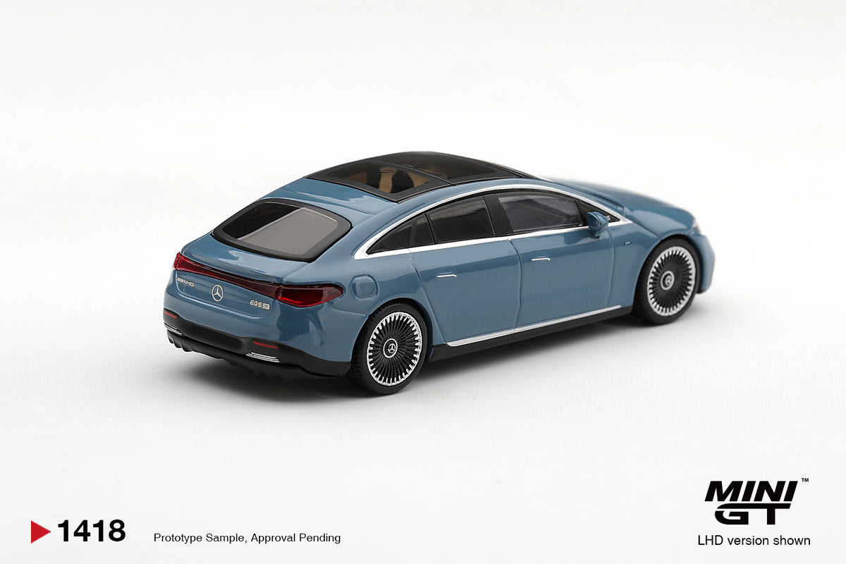 *PREORDER* MINI GT 1418 MERCEDES-AMG EQS 53 BLUE