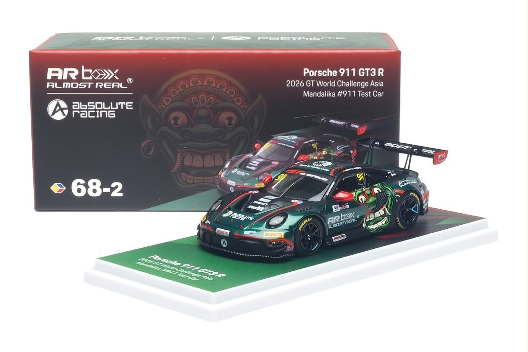 *PRE-ORDER* Almost Real - Porsche 911 GT3 R - GT World Challenge Asia Mandalika #911 (2026)