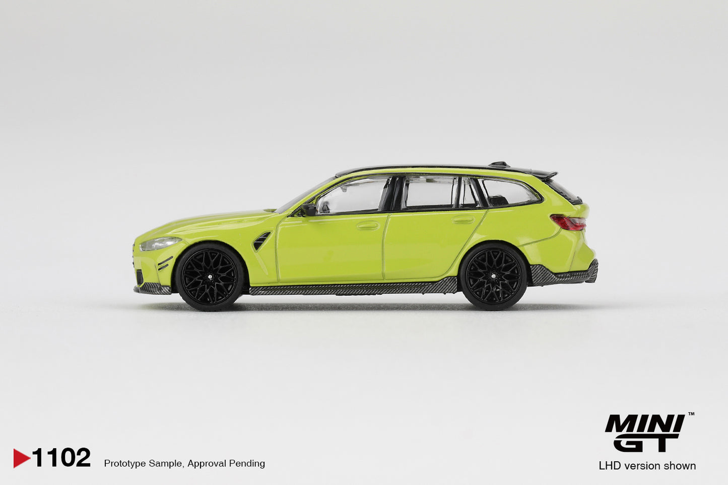 PRE-ORDER: MINI GT 1102 BMW M3 M Performance Touring Sao Paulo Yellow