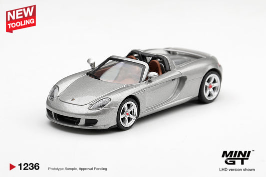 *PRE ORDER* BLISTER MINI GT 1236 Porsche Carrera GT silver