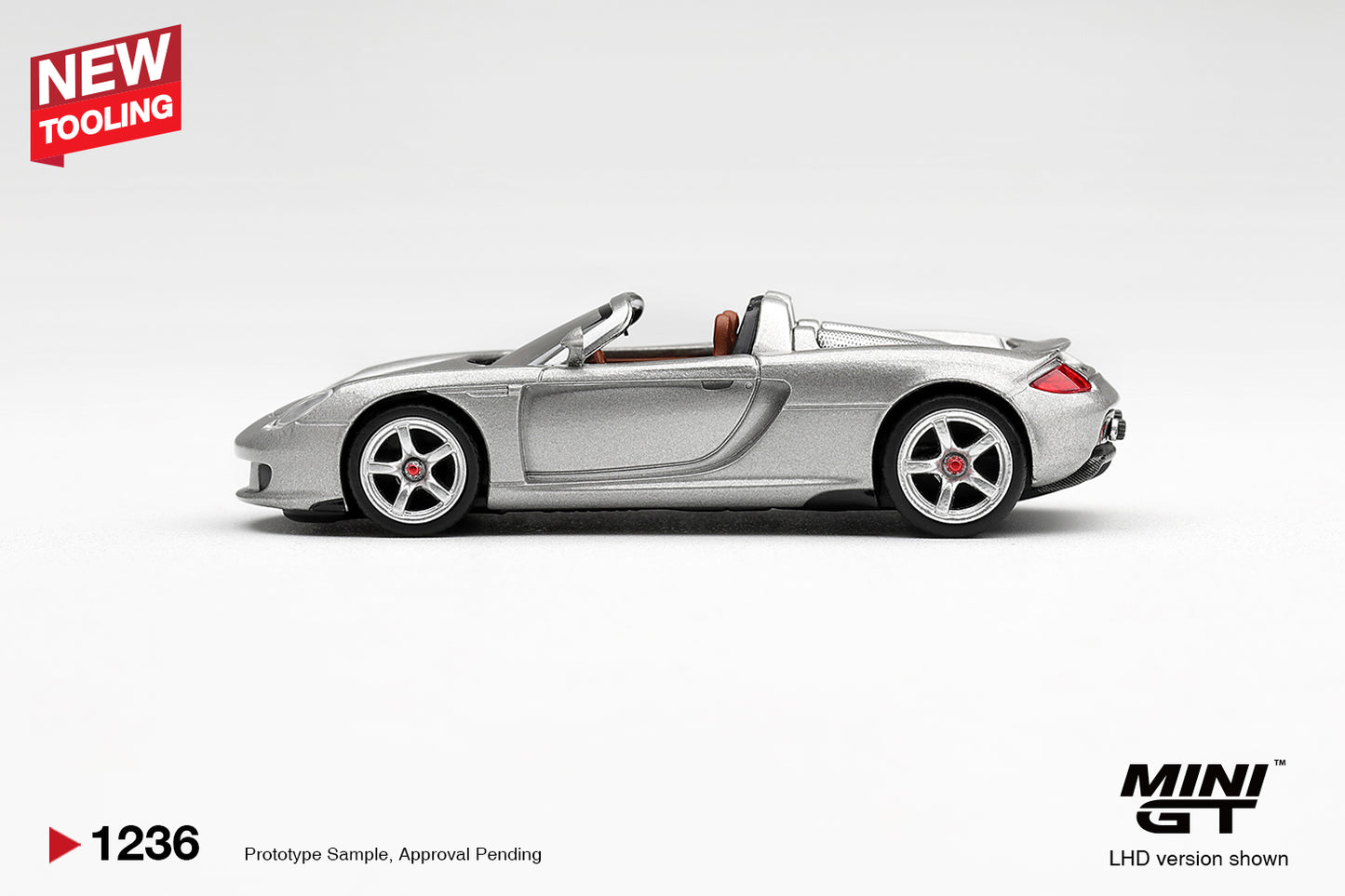 *PRE ORDER* MINI GT 1236 Porsche Carrera GT silver