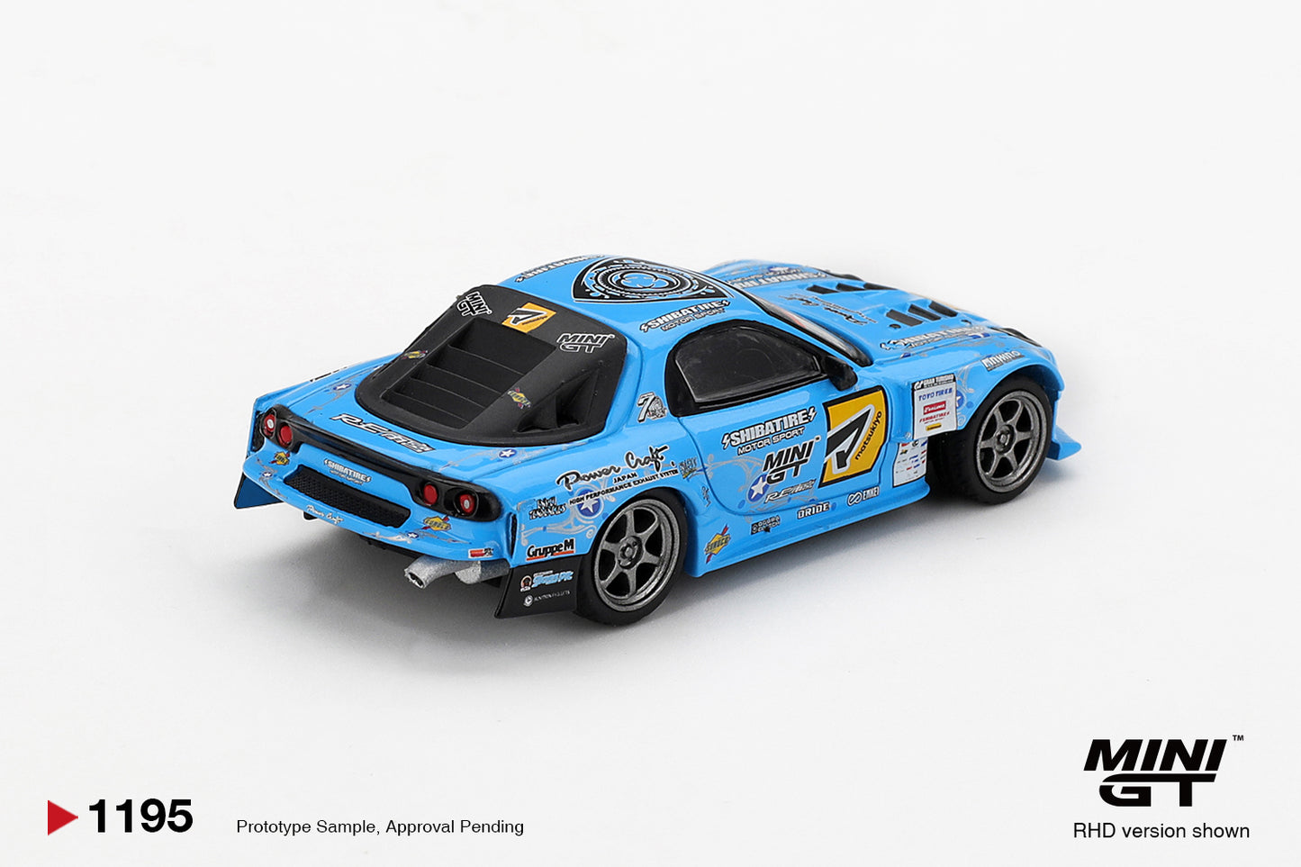 MINI GT 1195 Mazda RX-7 RE-Amemiya 2025 D1GP