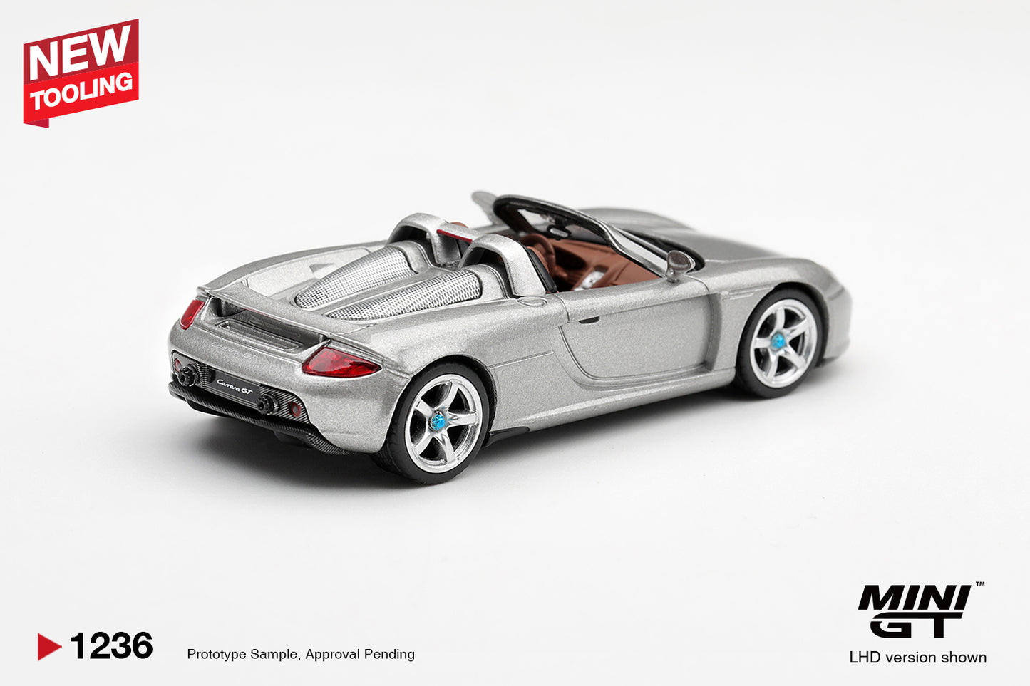 *PRE ORDER* MINI GT 1236 Porsche Carrera GT silver